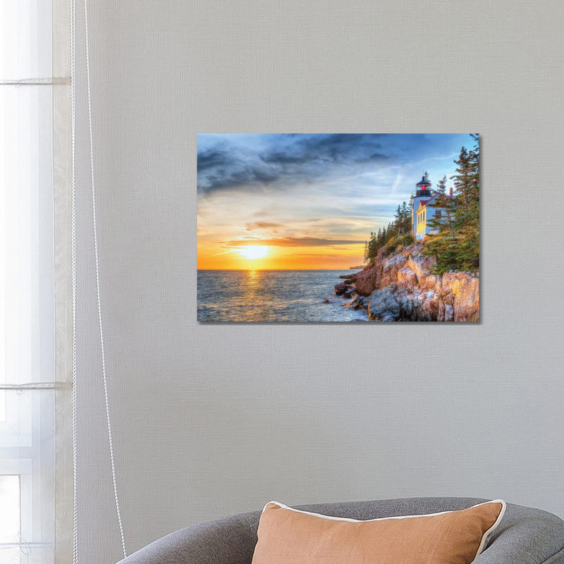 Acadia Sunset by David Gardiner - Wrapped Canvas Print, 66.04 cm H x 45.72 cm W x 3.175 cm D