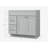 Disar 36'' Single Bathroom Vanity Base Only in White-111464865