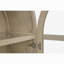 Vitrine vitrée à 4 portes en canne de chêne beige