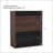 Set Of 2 Extendable And Rotating Cabinet With 1 Drawer
