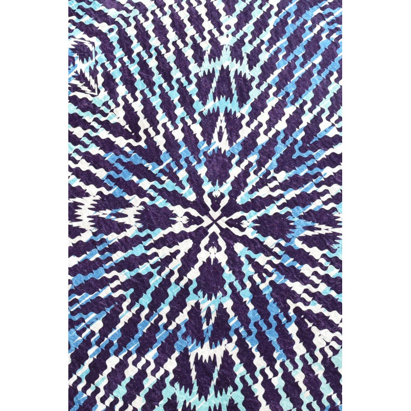 Antibacterial Round Carpet, 39.4 Inches Diameter, 100% Polyester, 0.2 Inches Pile Height | Non-Slip Underside, Machine Washable | Perfect for Living Room, Bedroom, and Playroom, Soft and Durable Design
