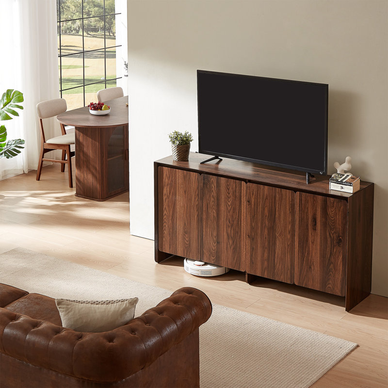 Buffet 63 "avec 4 portes, Noyer