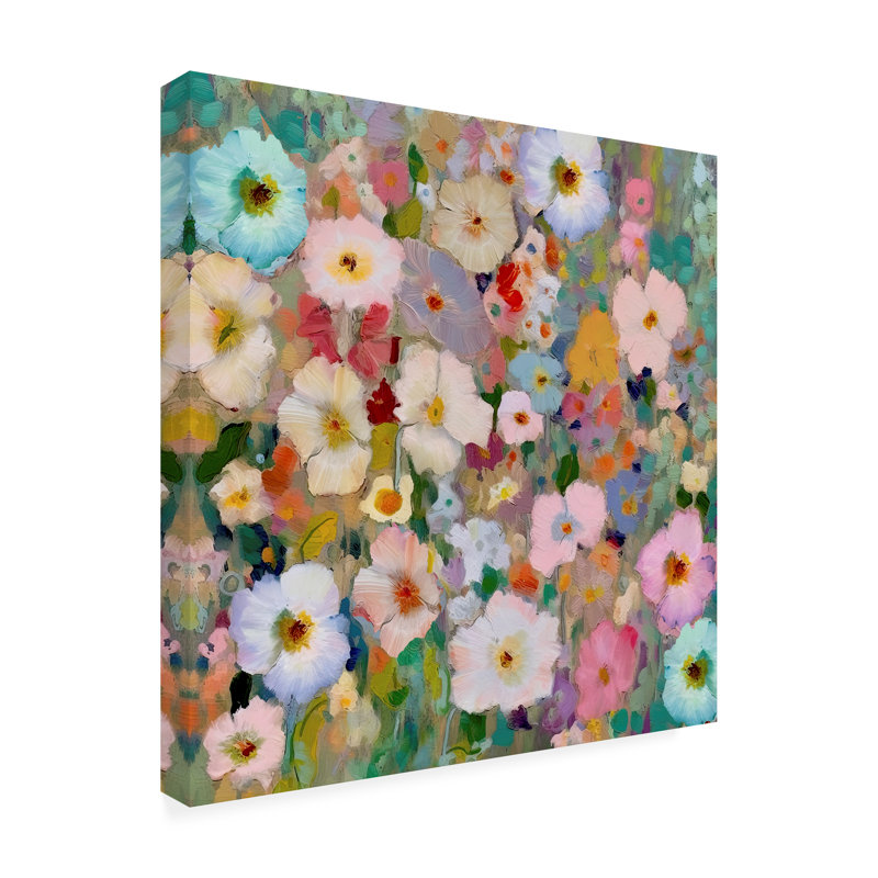 The Gathering by Sasha - Wrapped Canvas Print, H 14 po x l 14 po x P 2 po