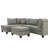 3-PC SECTIONAL Polyfiber Sectional Sofa
