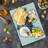 Ambesonne Colorful Tempered Glass Cutting Board Abstract Turtle Notes Multicolor