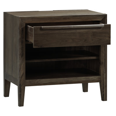 Table de chevet 1 tiroir en noyer de 28 po Ralston