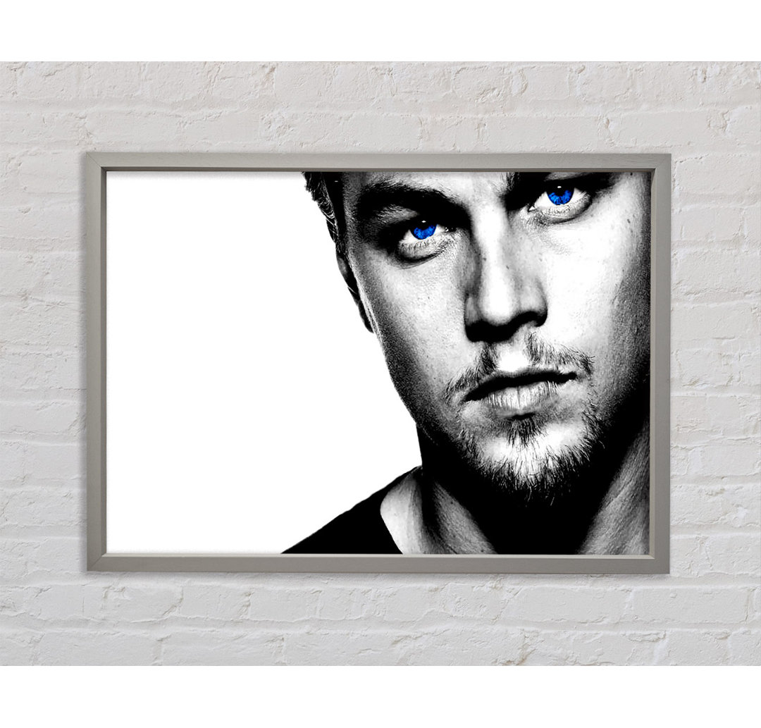 Leonardo Dicaprio Blaue Augen B N W - Druck