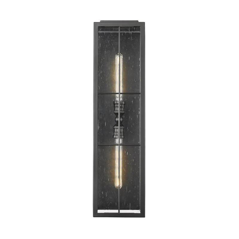 Applique murale d'extérieur 2 lumières Deebora, H 29,5 po x l 7,5 po x P 8 po