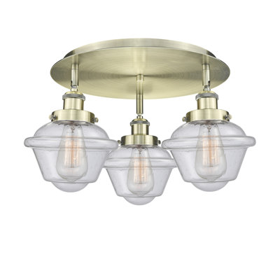 Grourke Glass Flush Mount
