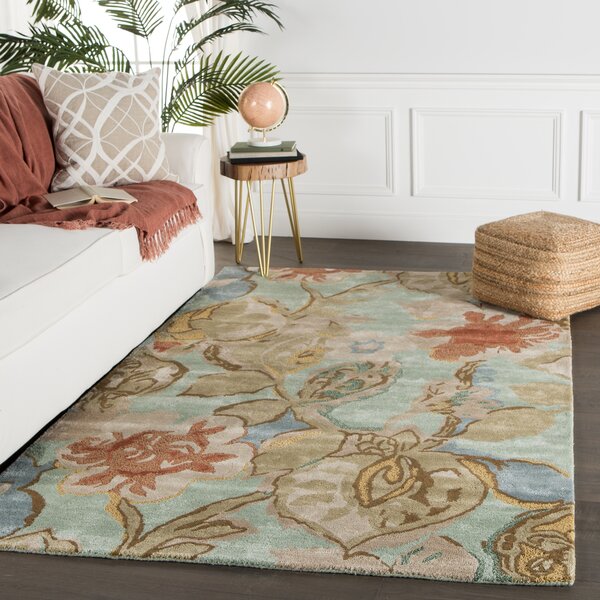 Red Barrel Studio® Willette Hand Tufted Floral Rug & Reviews | Wayfair