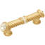 Caché 5 inches c.c. large pull with end & center 7 rivoli Swarovski Clear Crystals in Chalice-371492656-371492657