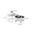 Ensemble de tables basses Modern