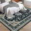 Tapis traditionnel à bordure médaillon-1357037951