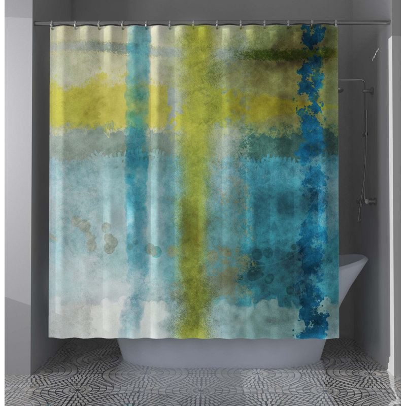 Rideau de douche abstrait Lokey