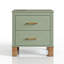 Table de chevet 2 tiroirs Green
