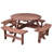 Table de pique-nique en bois massif Currier