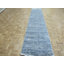 Tapis de couloir gris noué à la main de conception unique 2 pi 8 po x 12 pi 4 po Halstead