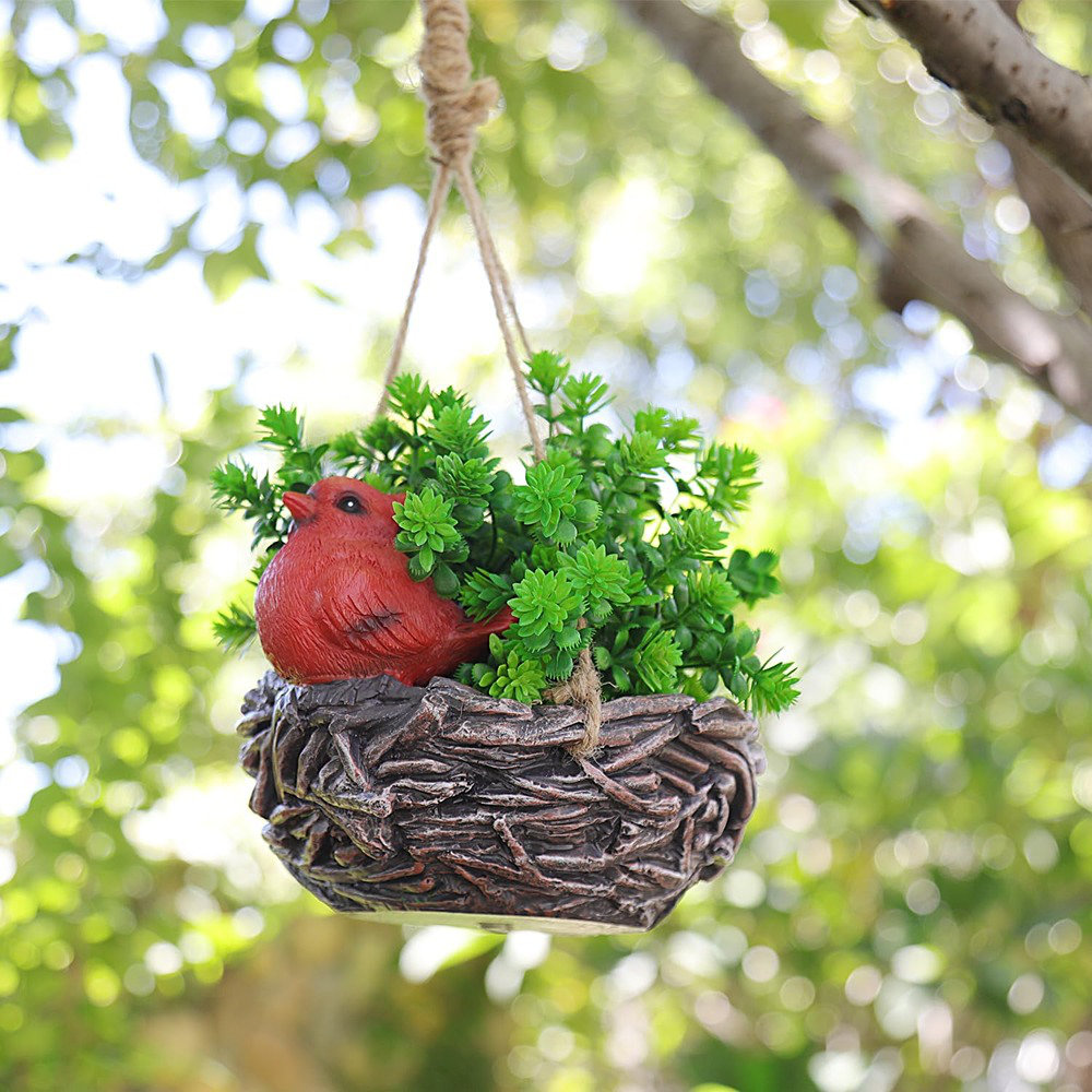 Winston Porter Swing Face Planter Pots For Outdoor Indoor Plants Hanging  Pots F... | Wayfair