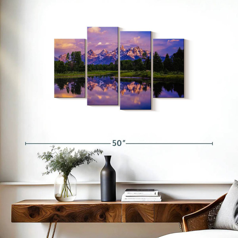 Alvord Grand Teton Lake, H 22 po x l 36 po