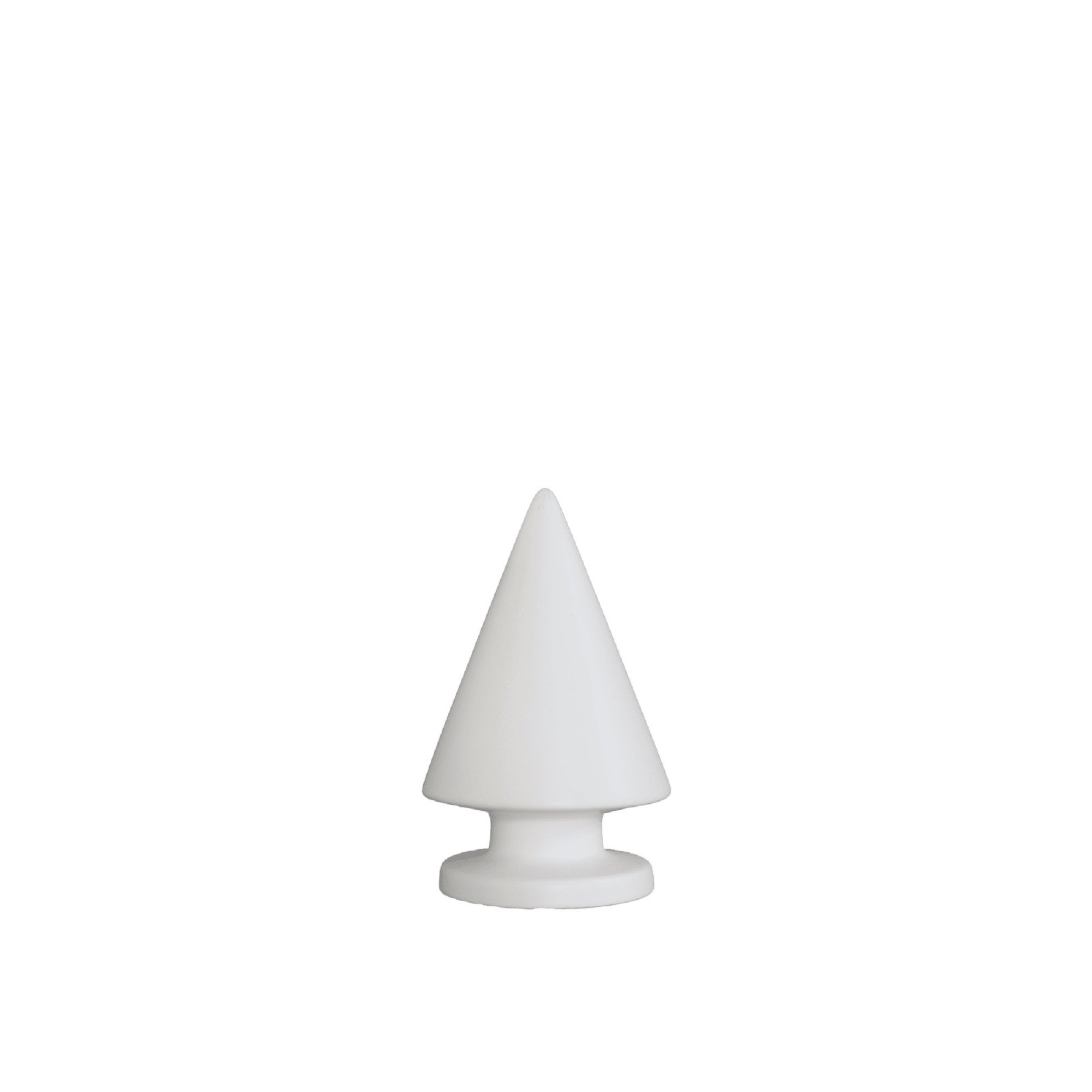 Christmas Tree Mole Ceramic, White, 4.72'' H x 2.76'' W x 2.76'' D
