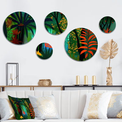 Plants & Flowers Wall Decor on Metal
