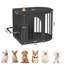 Cage pour chien en métal avec bols rotatifs Morden Style-610819865