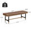Banc rembourré en similicuir Makayla-1096098524