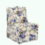 Chaise en flanelle simple avec assise souple