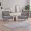 Ensemble de canapé-lit modulaire pliable Modern Velvet-623785691