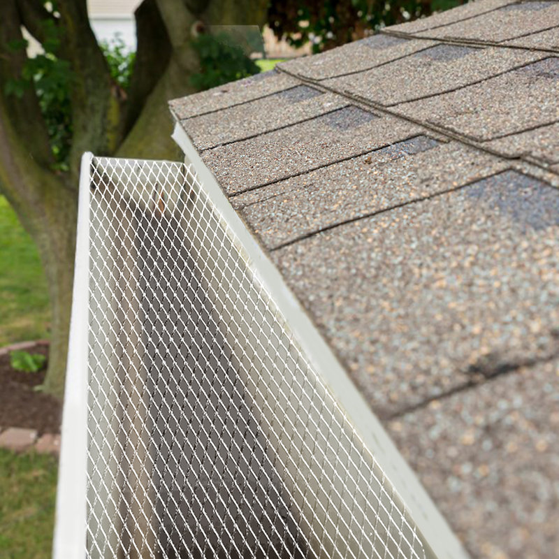 Gutter Guard Mesh, Aluminum Gutter Guard, Aluminum Gutter Guard with Gloves 