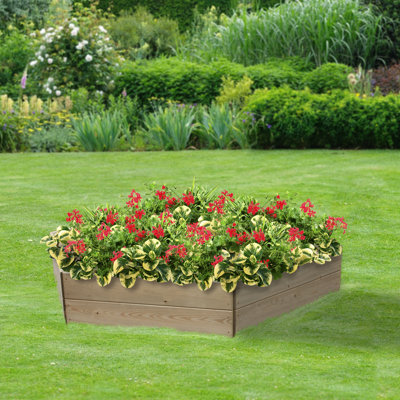 Ondine Hexagonal Raised Bed - 90cm each side, Height 30cm