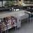 Amgood 22 in. x 12 in. Stainless Steel Underbar Hand Sink With Cabinet Base
