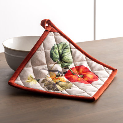Maison D' Hermine Floral Cotton Potholder Set