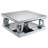 Shannon Silver Square Mirrored Coffee Table