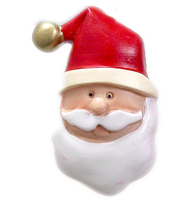 Crochets de rideau de douche Santa Claus