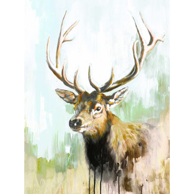 Couleurs de cerfs - peinture sur toile tendue