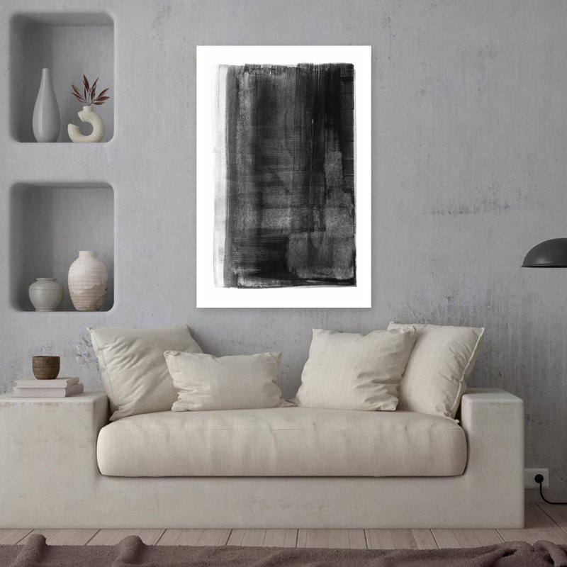 Art contemporain, art contemporain abstrait, H 36 po x l 24 po