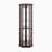 Lighted Corner Curio Cabinet - Elegant Glass Display Case With Built-In Lighting For Living Room & Bar Storage-1265691211