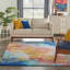 Tapis orange touffeté à la main Abstract-323070299