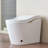 White Bidet Smart Toilet With Auto Flush, Open/Close, Heated Seat, Warm Water And Dry, Foam , Foot Sensor, Comfort Height, - Saving Siphonic Jet, Built In Deodorizer, Adjustable Flow Modern Bidet,-129485587