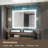Kaelia LED Lighted Bathroom Vanity Mirror Memory Function Anti-fog Wall Mirror-677949179