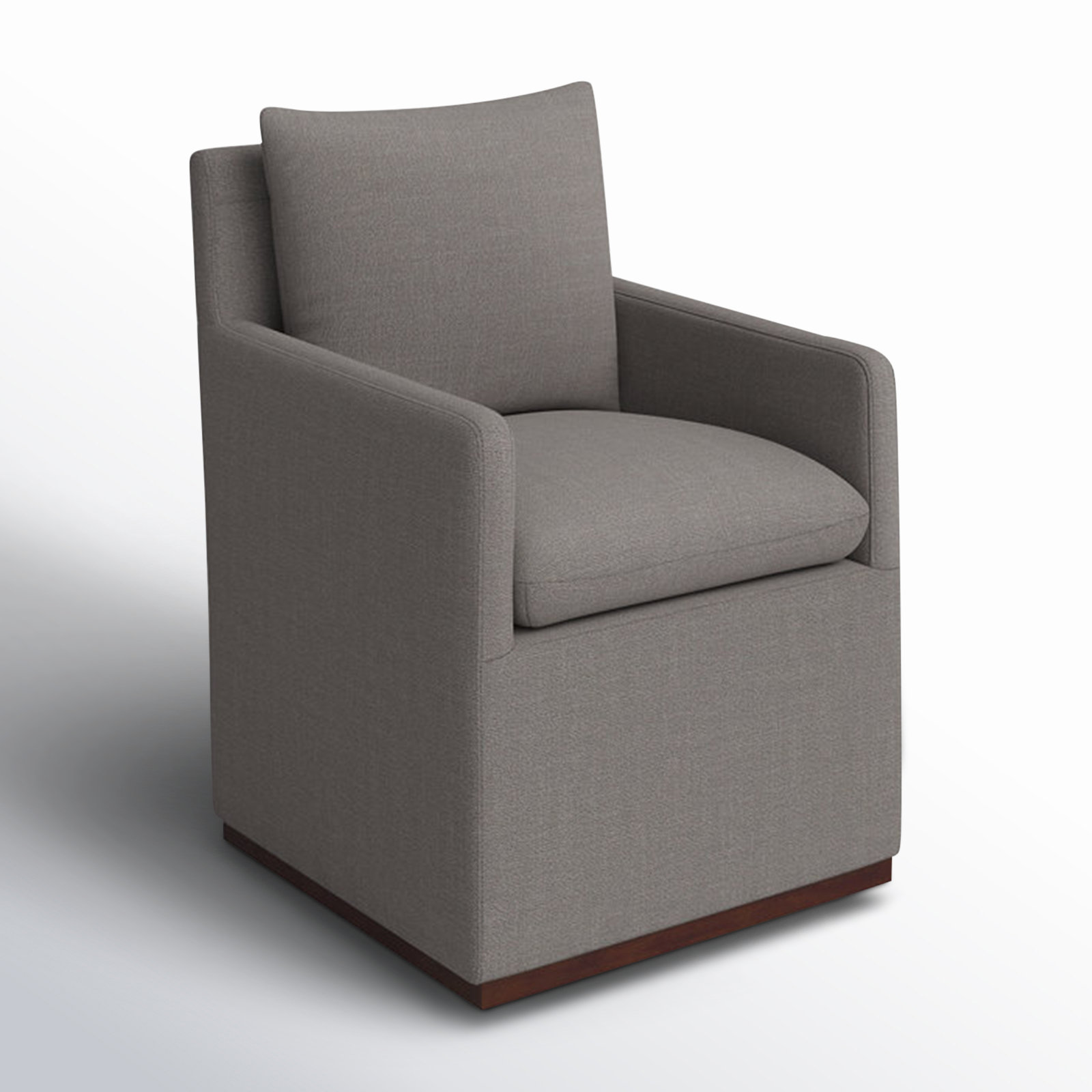Bobbi Linen Dining Armchair, Effie Flint Performance Linen