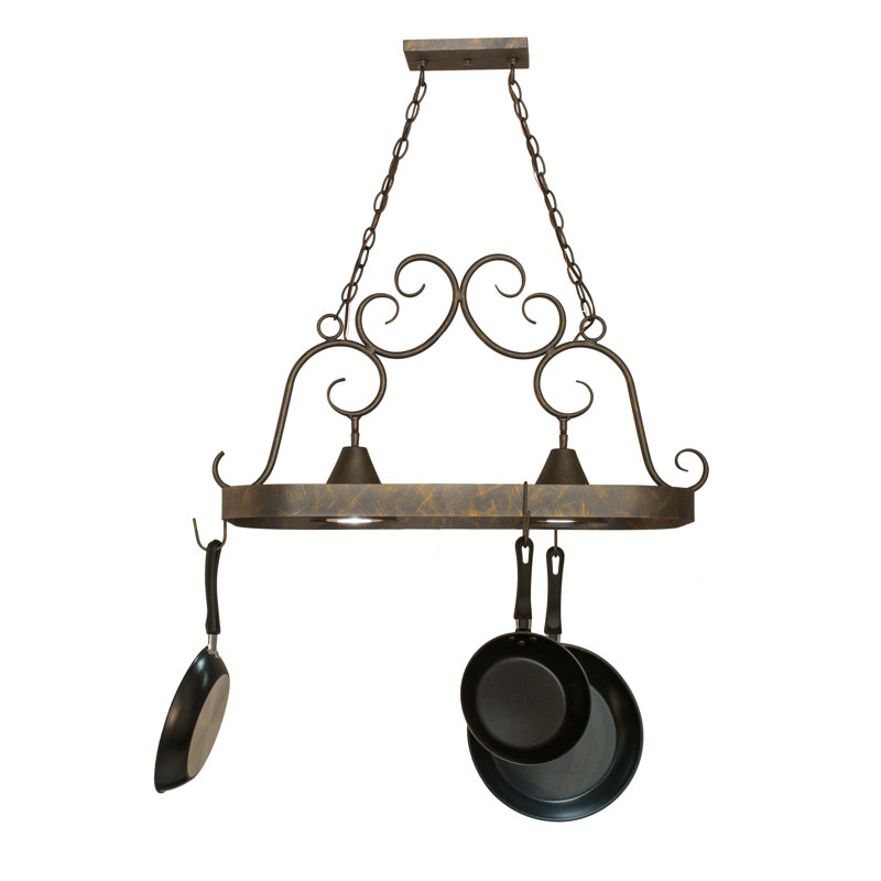 Elana Handcrafted Hanging Pot Rack