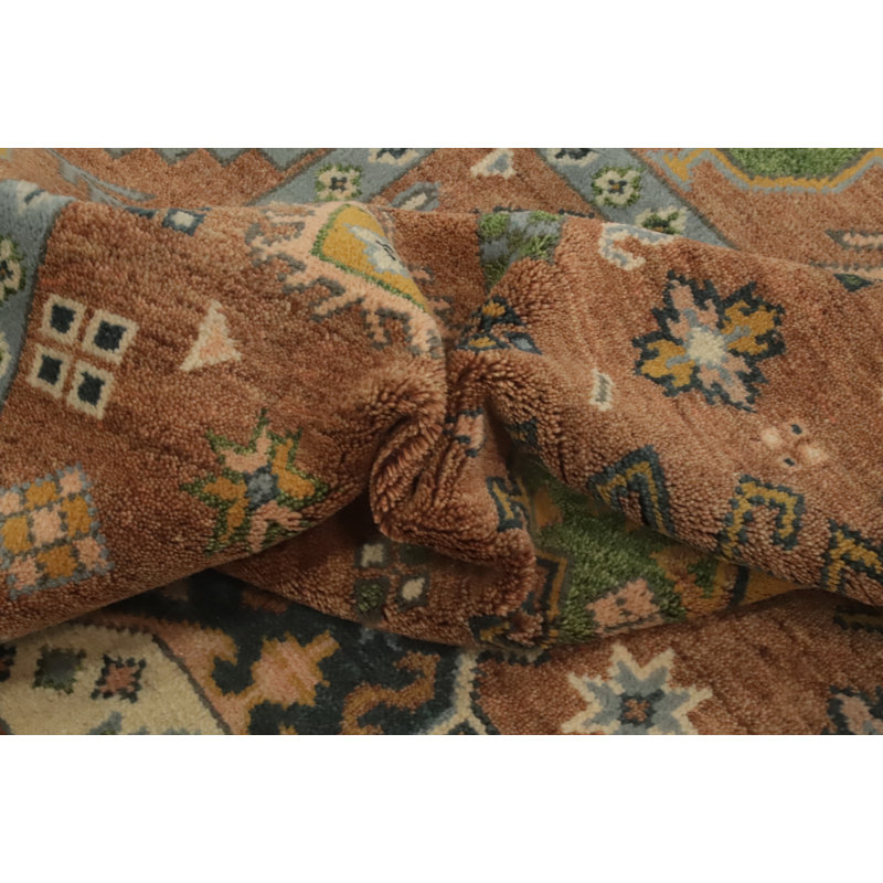 Tapis traditionnel géométrique Kazak 8 x 10
