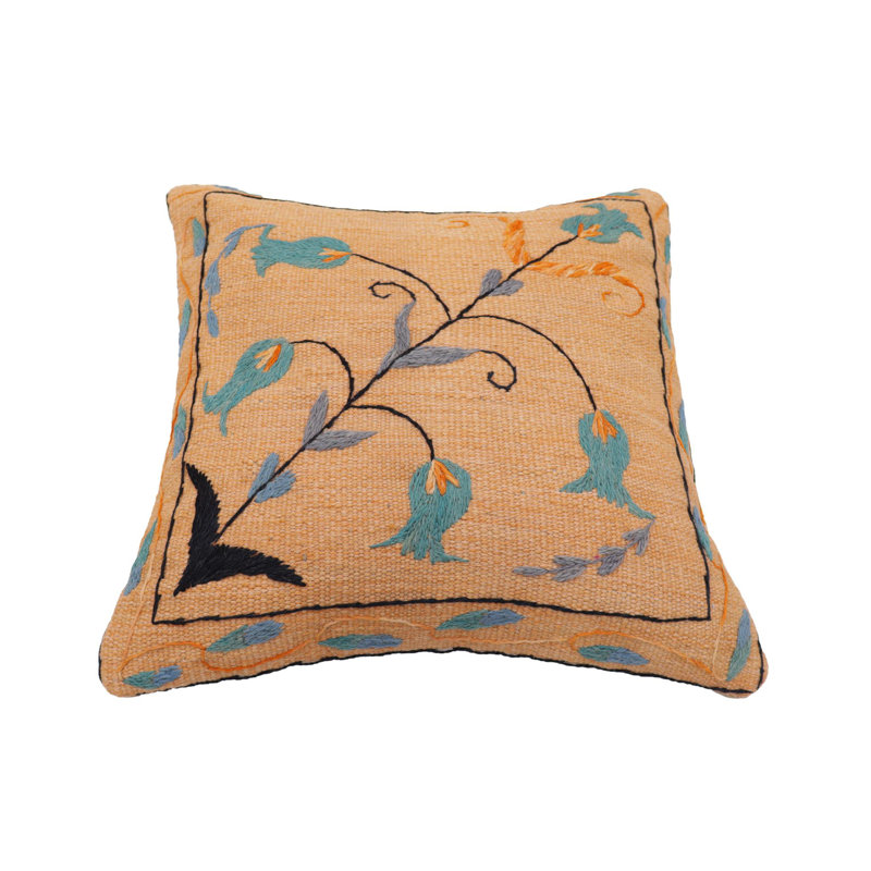 Housse et insert de coussin carré 100% laine