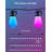 Smart Outdoor String Lights, RGBIC Warm White 96ft (2 Ropes of 48ft) Father's Day LED Bulbs
