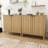 31"Sideboard with Adjustable Shelves(Set of 2)-1988575102