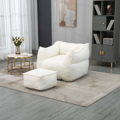 Fauteuil à billes Fauteuil à billes paresseux / repose-pieds Fauteuil à billes à dossier haut et durable pour adultes et enfants