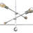Rodded Fixture With Decorative Bulbs At End