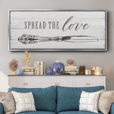 Spread the Love - toile encadrée